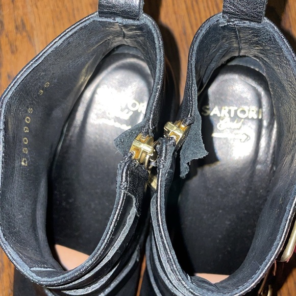 Sartori Gold buckled ankle boots - Picture 3 of 15